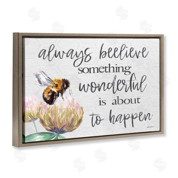 Stupell Industries Susie Boyer | Always Believe Something Wonderful Wall Art