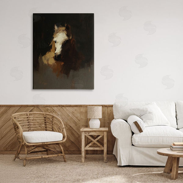 Stupell Industries Svetlana Aleynikova | Abstract Rider Horse Illusion Wall Art