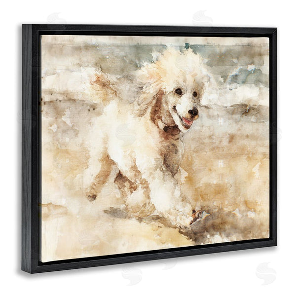 Stupell Industries Svetlana Aleynikova | Coastal Breeze & Poodle Wall Art