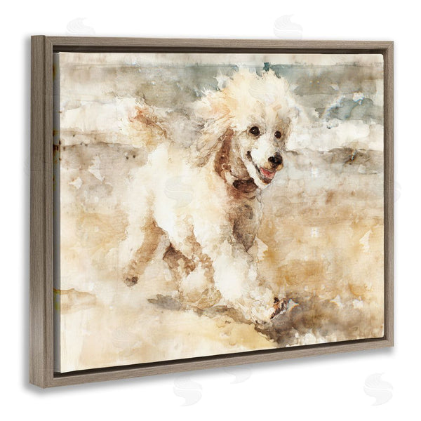 Stupell Industries Svetlana Aleynikova | Coastal Breeze & Poodle Wall Art