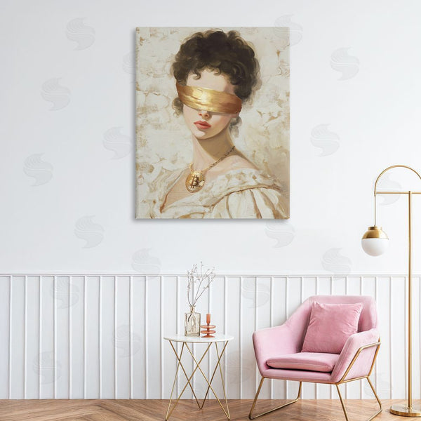 Stupell Industries Svetlana Aleynikova | Crypto Veil Portrait Wall Art