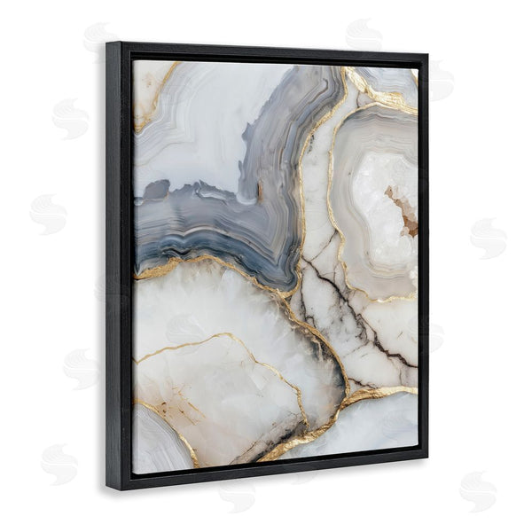 Stupell Industries Svetlana Aleynikova | Crystal Geode With Gold Wall Art