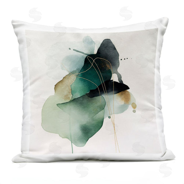 Stupell Industries Svetlana Aleynikova | Fluid Emerald Cascade Throw Pillow