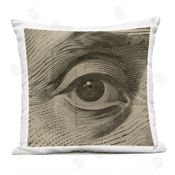 Stupell Industries Svetlana Aleynikova | Franklin's Gaze Eye Throw Pillow