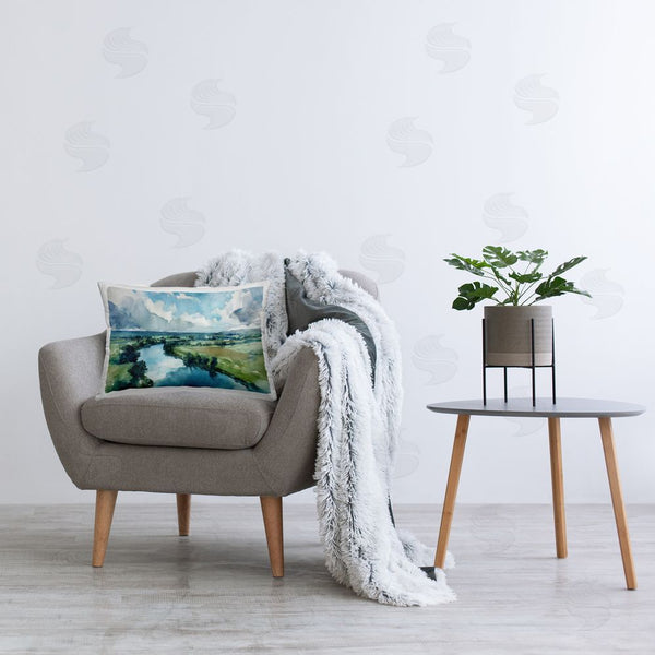 Stupell Industries Svetlana Aleynikova | In The Wild Flow Throw Pillow