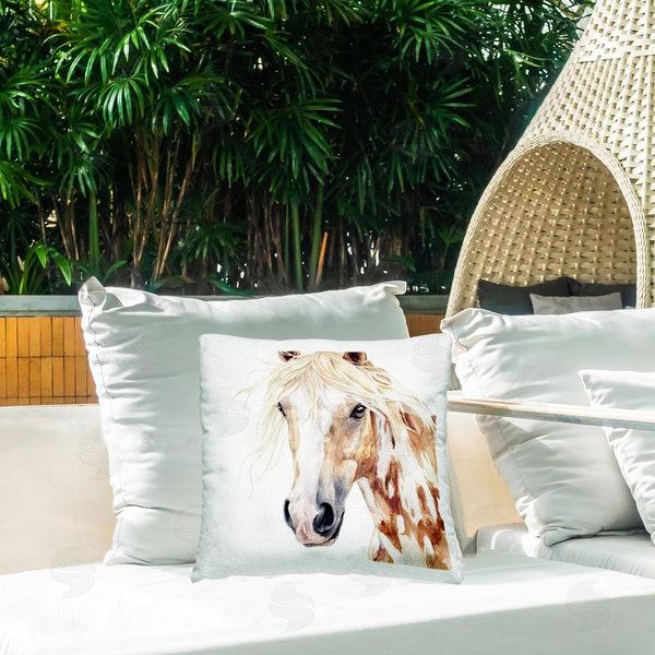 Stupell Industries Svetlana Aleynikova | Majestic Mane Spotted Horse Throw Pillow