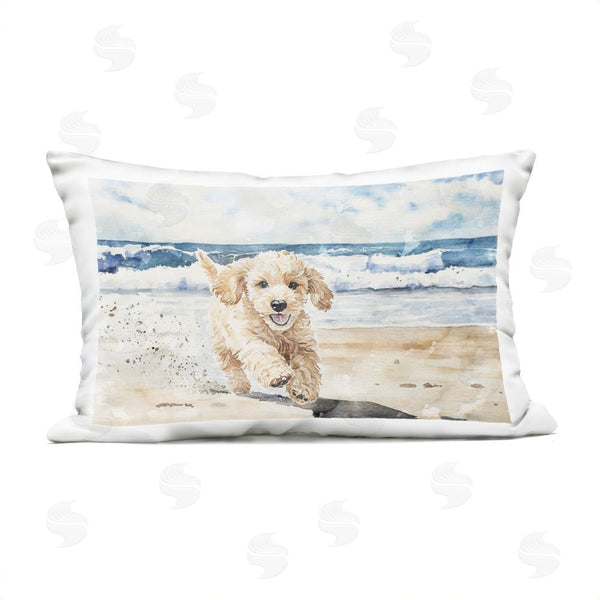 Stupell Industries Svetlana Aleynikova | Ocean's Best Friend Pup Throw Pillow
