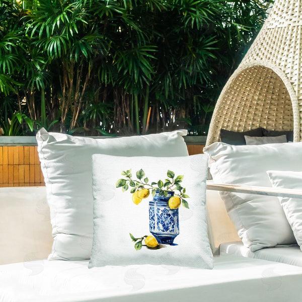 Stupell Industries Svetlana Aleynikova | Ornate Lemon Treasures Throw Pillow