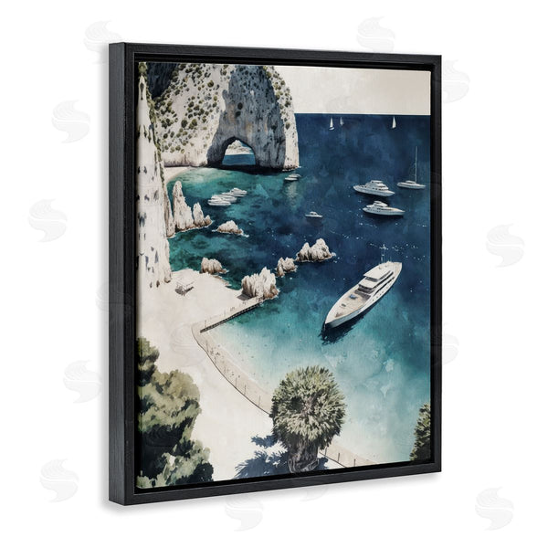 Stupell Industries Svetlana Aleynikova | Rocky Coast Boats