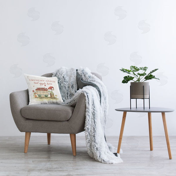 Stupell Industries Tava Studios | Gnome & Apple Harvest Printed Throw Pillow