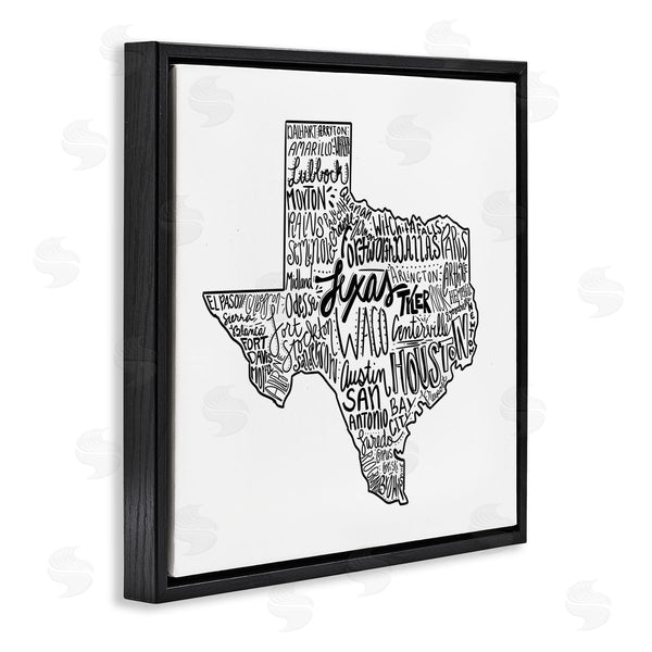 Stupell Industries The Saturday Evening Post | Texas State Typography Wall Art