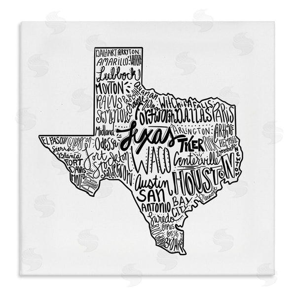 stupell industries The Saturday Evening Post | Texas State Typography Wall Art