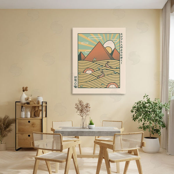 Stupell Industries Tobe Fonseca | Egyptian Ramen Pyramids