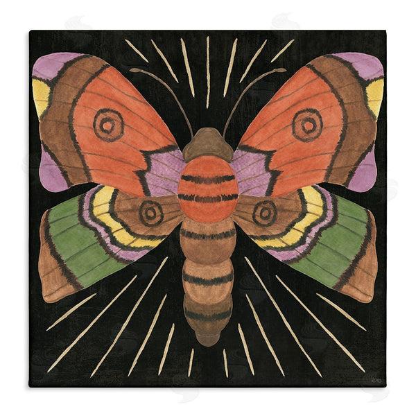 stupell industries Veronique Charron | Spooky Chic Moth Wall Art
