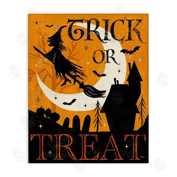 stupell industries Veronique Charron | Trick Or Treat Halloween Witch Wall Art