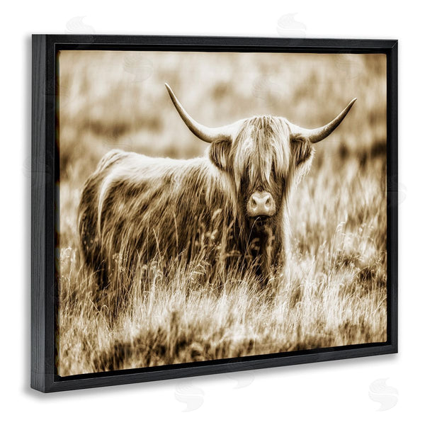 Stupell Industries Villager Jim | Vintage Cow In Pasture