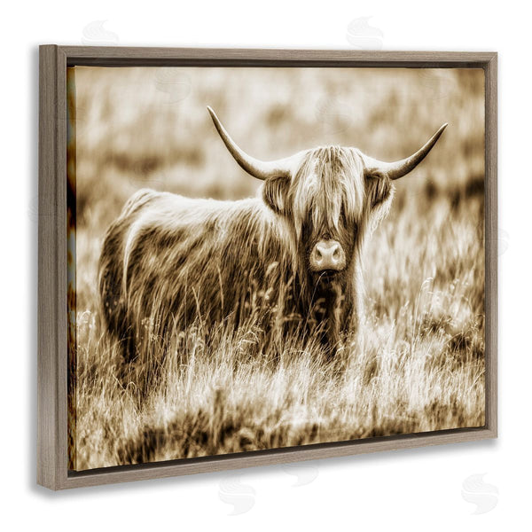 Stupell Industries Villager Jim | Vintage Cow In Pasture