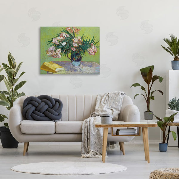 Stupell Industries Vincent Van Gogh | Classic Flowers & Books Wall Art