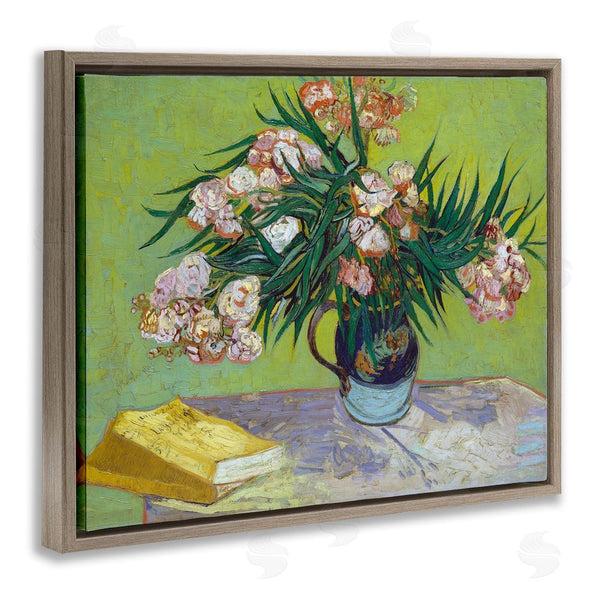 Stupell Industries Vincent Van Gogh | Classic Flowers & Books Wall Art
