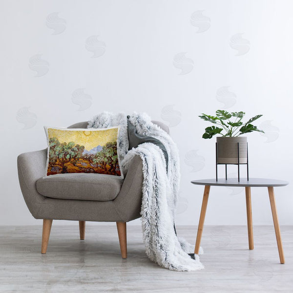 Stupell Industries Vincent Van Gogh | Olive Trees Van Gogh Throw Pillow