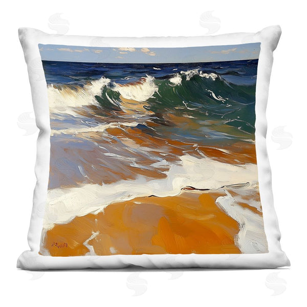 stupell industries Walker Noble | Glassy Wave Break Throw Pillow