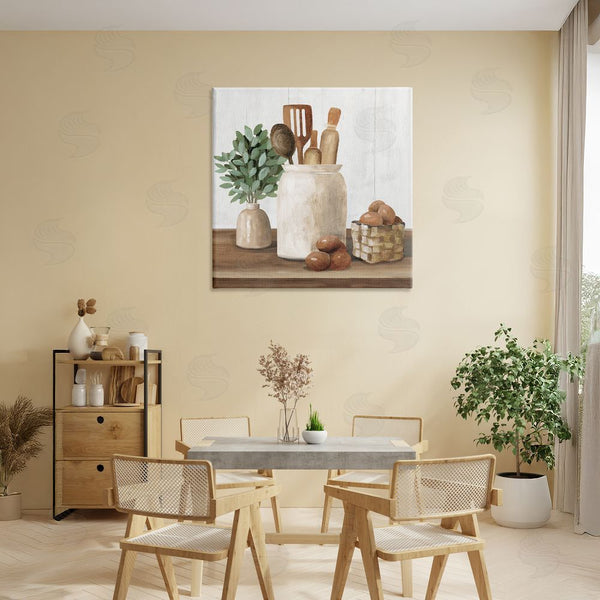 Stupell Industries White Ladder | Country Kitchen & Eggs Wall Art