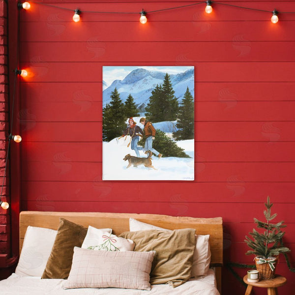 Stupell Industries Wind River Studios | Couple Bringing Home Tree Wall Art