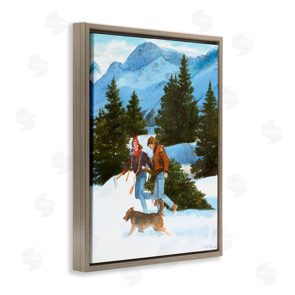 Stupell Industries Wind River Studios | Couple Bringing Home Tree Wall Art