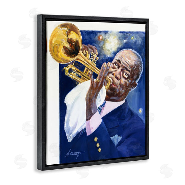 Stupell Industries Wind River Studios | Louis Armstrong Portrait Wall Art