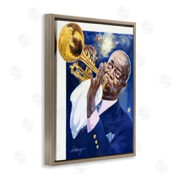 Stupell Industries Wind River Studios | Louis Armstrong Portrait Wall Art