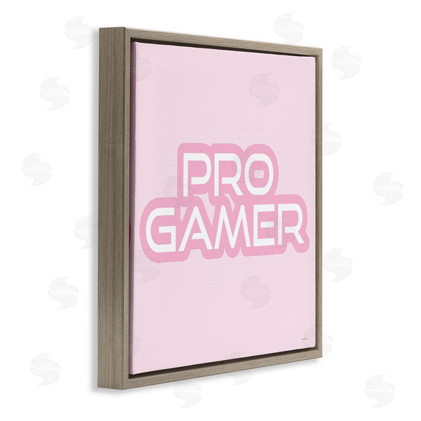 Stupell Industries Yass Naffas Designs | Pastel Pink Pro Gamer