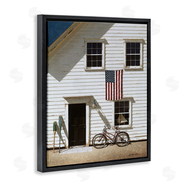 Stupell Industries Zhen-Huan Lu | Americana Cape House Entrance