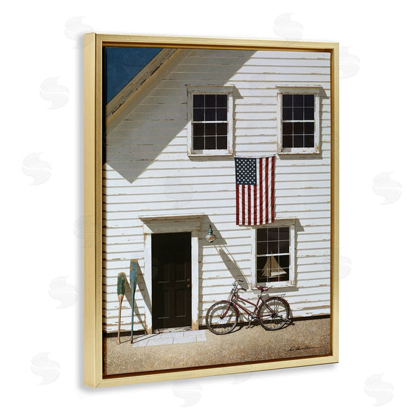 Stupell Industries Zhen-Huan Lu | Americana Cape House Entrance