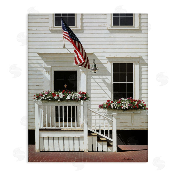 stupell industries Zhen-Huan Lu | Americana Town House Entrance