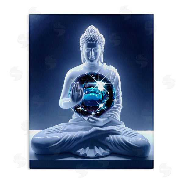 stupell industries Ziwei Li | Buddha with Disco Ball Wall Art