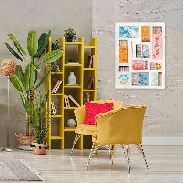 Stupell Industries Ziwei Li | California Beach Matchboxes Wall Art