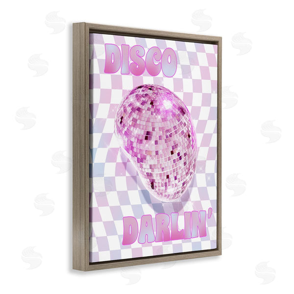 Stupell Industries Ziwei Li | Checkered Disco Darlin' Wall Art