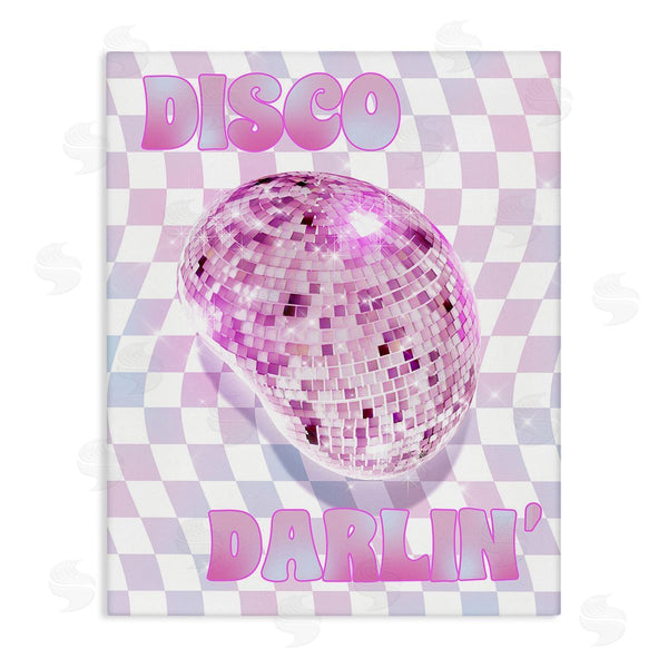 stupell industries Ziwei Li | Checkered Disco Darlin' Wall Art