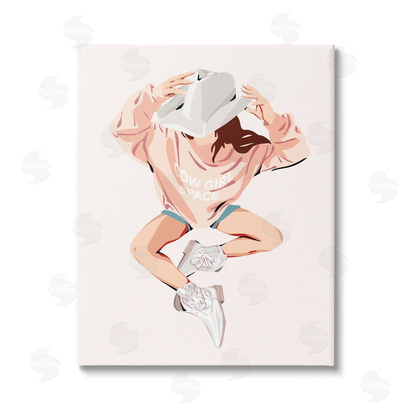 stupell industries Ziwei Li | Cowgirl Space Girl Wall Art