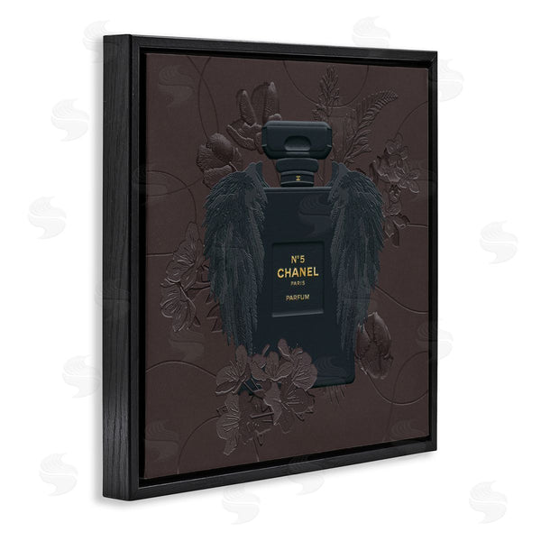 Stupell Industries Ziwei Li | Dark Fashion Perfume Purple Florals