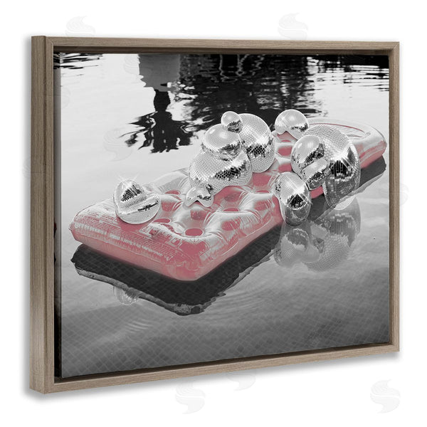 Stupell Industries Ziwei Li | Disco Balls Pool Float Wall Art
