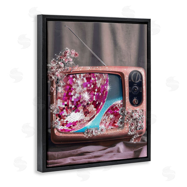 Stupell Industries Ziwei Li | Disco Vintage Television Wall Art