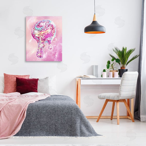 Stupell Industries Ziwei Li | Dripping Disco Ball Wall Art