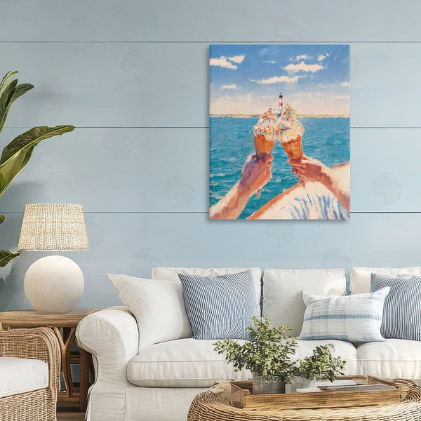Stupell Industries Ziwei Li | Ice Cream Cheers On Boat Wall Art