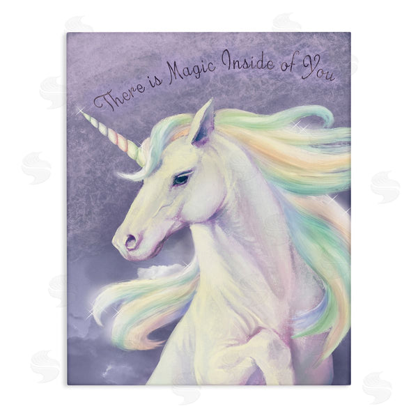 stupell industries Ziwei Li | Magic Inside Of You Inspirational Unicorn