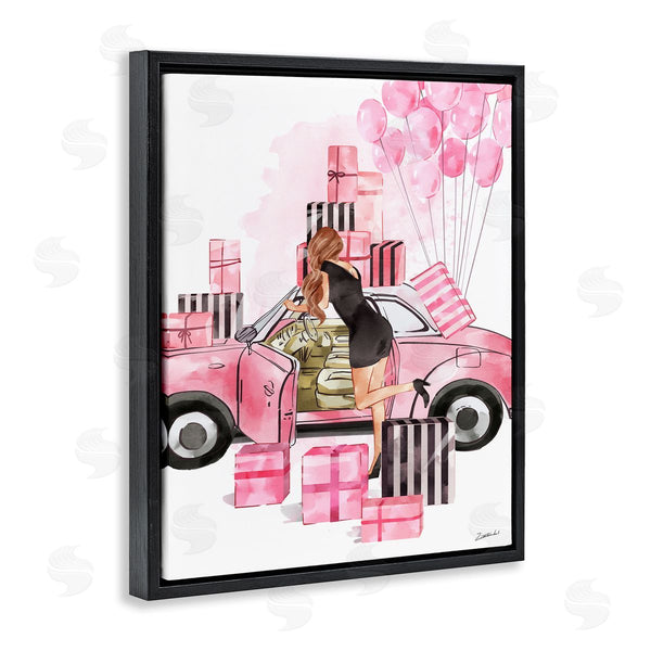 Stupell Industries Ziwei Li | Pink Glam Car Gift Boxes