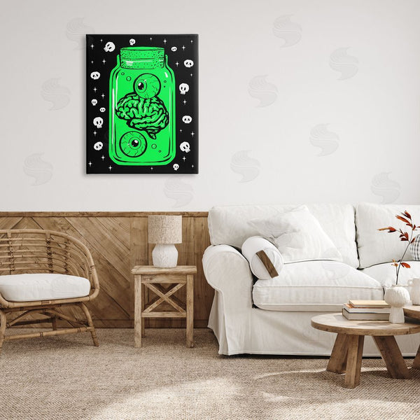 Stupell Industries Ziwei Li | Spooky Specimen Jar Wall Art