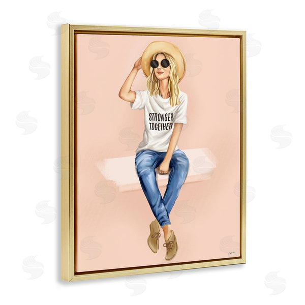 Stupell Industries Ziwei Li | Stronger Together Relaxed Female