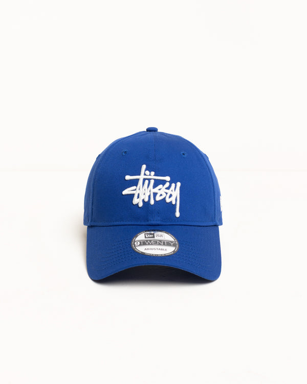 stüssy NEW ERA 9TWENTY BASIC STRAPBACK Majestic Blue