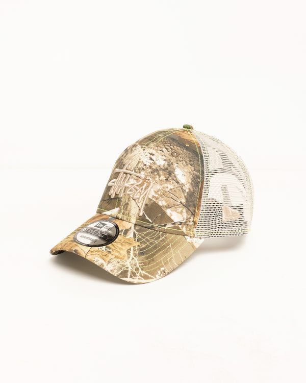 Stüssy NEW ERA 9TWENTY BASIC TRUCKER Real Tree Edge